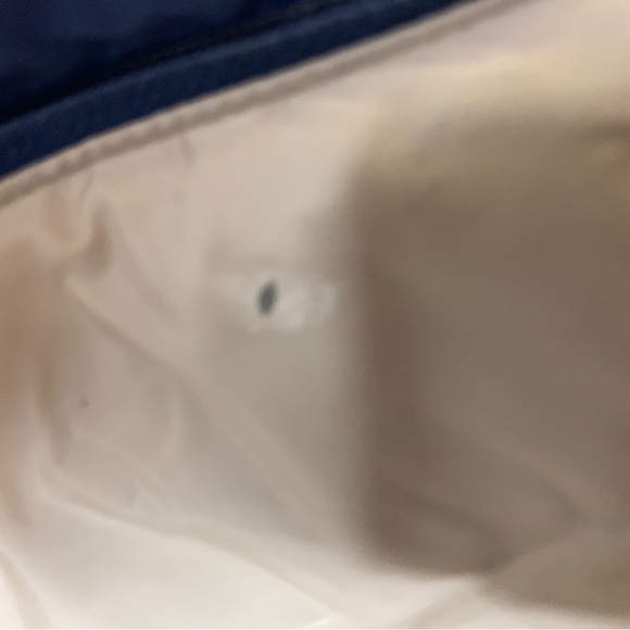 Vintage Down Fall Winter Puffer Vest 80s Chevron Windbreaker Retro Size Small - Picture 10 of 12